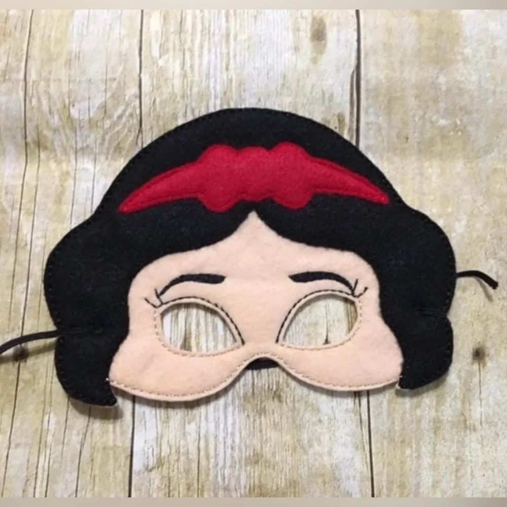 Soft Fabric Character Princess Children's Play Mask